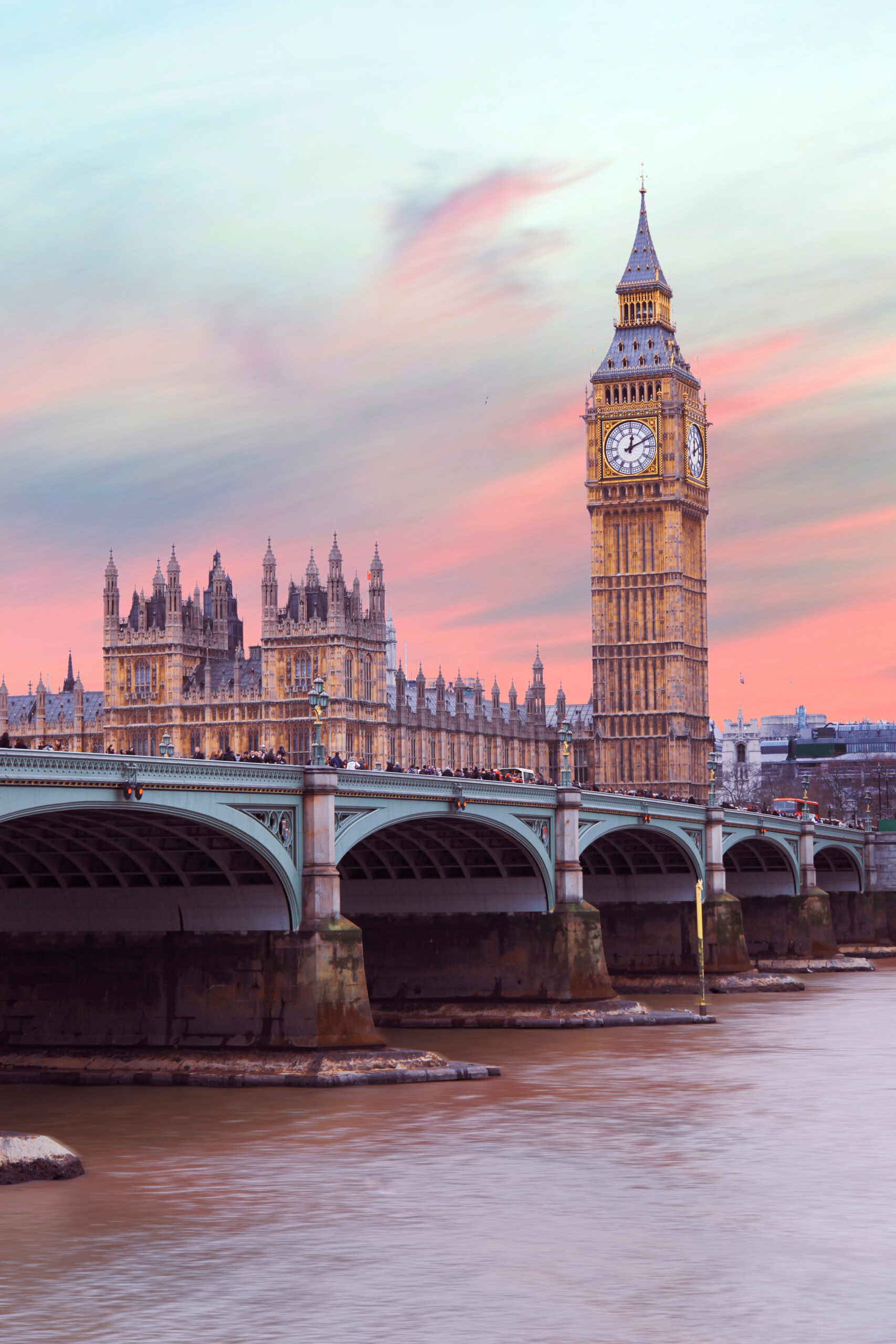 Big Ben Morning Light In London