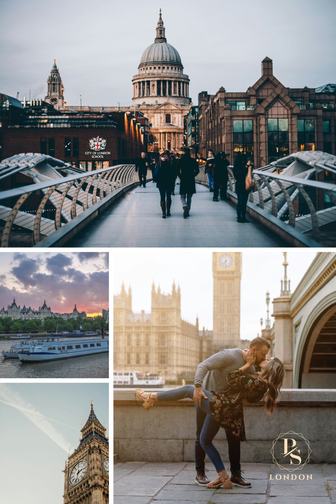 a collage of pictures showcasing unique london date night ideas for unique experiences.